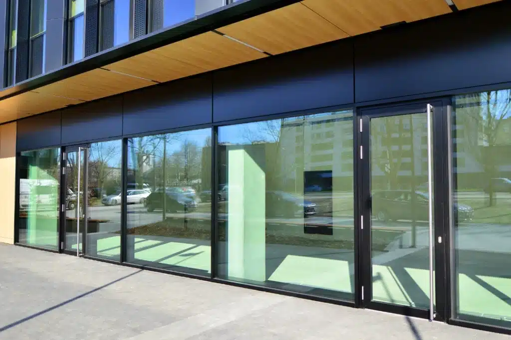 Storefront windows and doors