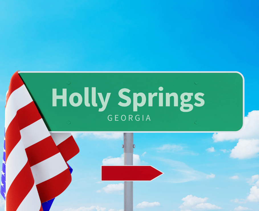 holly springs georgia sign